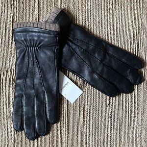 Nordstrom Black Cashmere Gloves - Size Medium